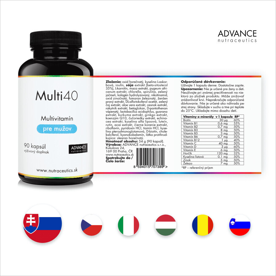 Advance Multi40 for men 90 capsules