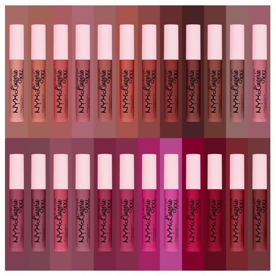 NYX Professional Makeup Barra de labios líquida XXL Lip Lingerie con acabado mate - 01 Undressd 4 ml