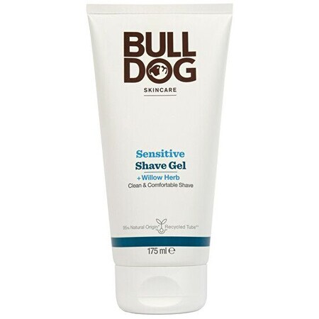 Bulldog huidverzorging Sensitive scheergel (scheergel + wilgenkruiden) 175 ml