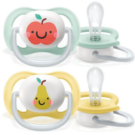 Philips Avent Ultra air neutral pacifier 0-6m apple 2 pcs