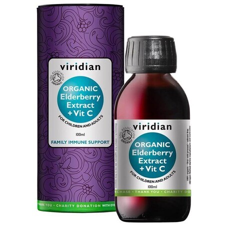 Viridian extract de soc + vitamina C organică 100 ml