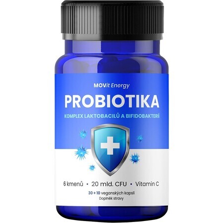 Movit Energy Probiotica - lactobacillus en bifidobacterium complex 40 capsules