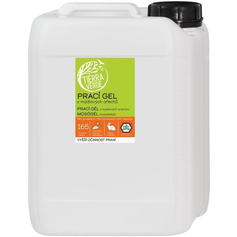 Jabón Tierra Verde con aceite esencial de naranja ecológico 5 l