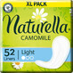 Naturella Slipinleggers Kamille Comfort Complex Light 52 stuks