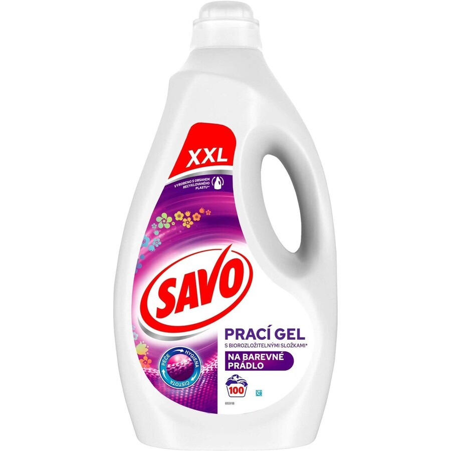 Savo Wasgel voor gekleurd wasgoed 100 wasdoseringen 5 l