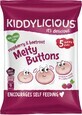 Kiddylicious Groenten en Fruit Koekjes Framboos en Biet 5 x 6 g