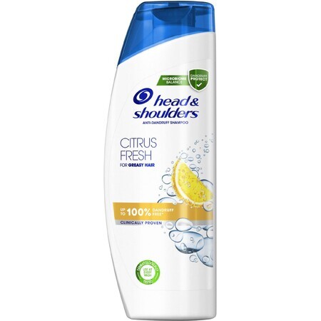 Head & Shoulders Citrus Shampoo for Oily Hair 400 ml