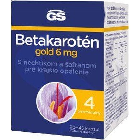 GS Betacaroten aur 6 mg, capsule 90+45