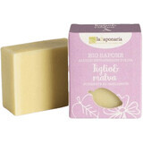 LaSaponaria Organic Solid Olive Soap Lime and Mallow 100 g