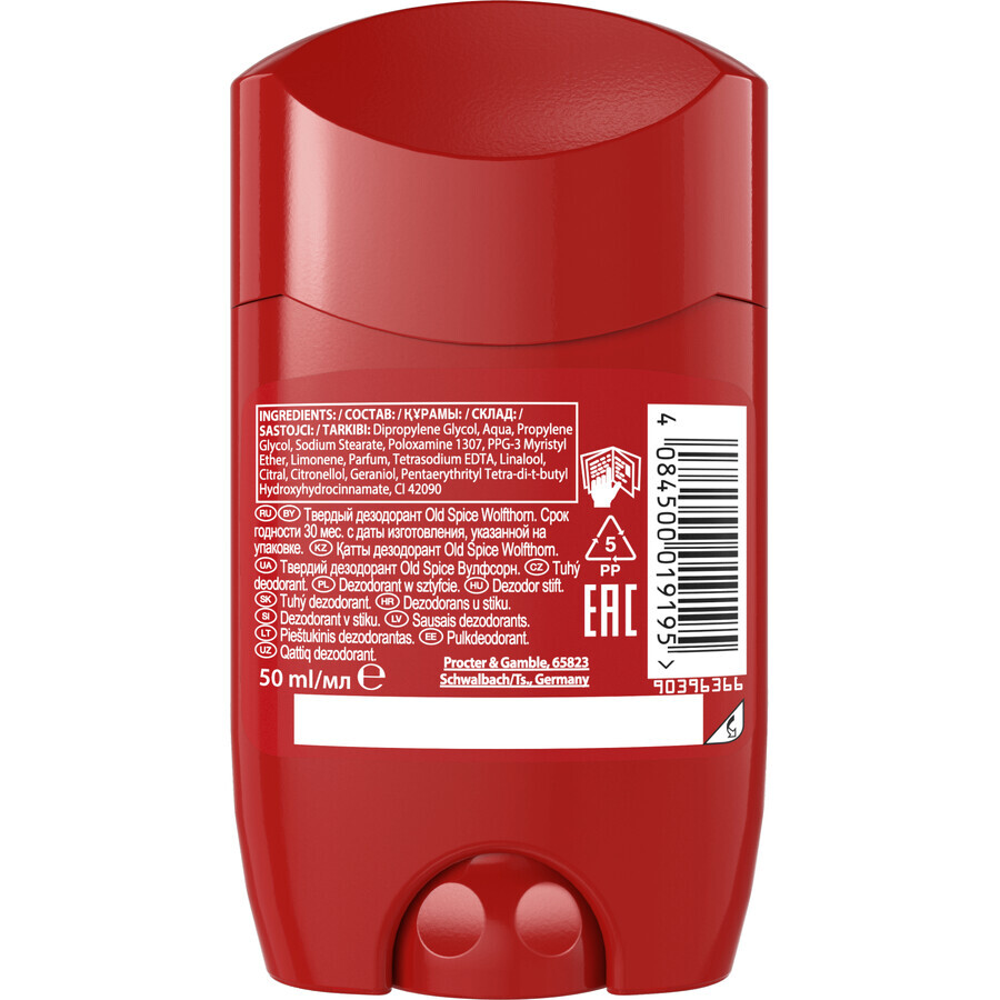 Old Spice WolfThorn Solid deodorant met tropische citrussmaak 50 ml