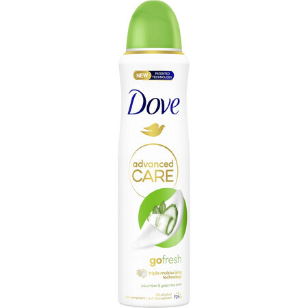 Spray antiperspirant Dove Advanced care go fresh Castravete și ceai 150 ml