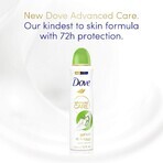 Spray antiperspirant Dove Advanced care go fresh Castravete și ceai 150 ml