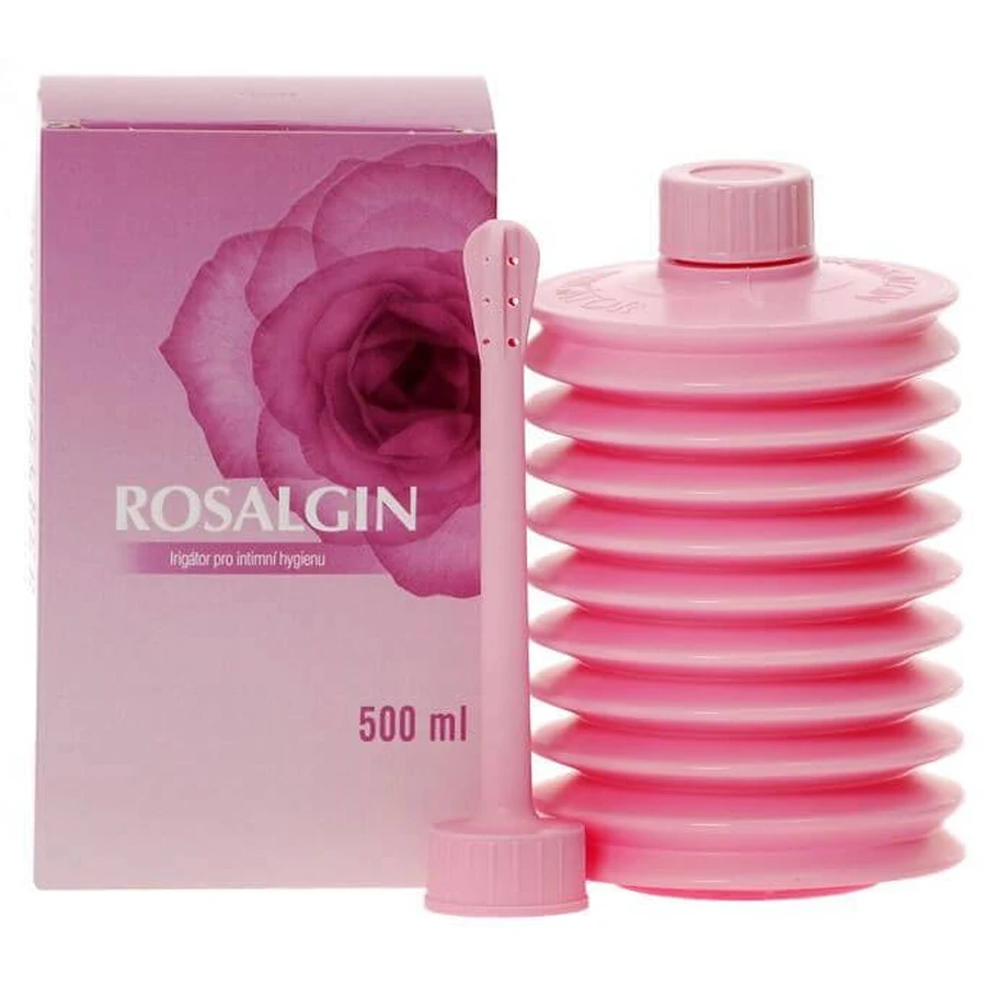 Rosalgin vaginale irrigator met een volume van 500 ml