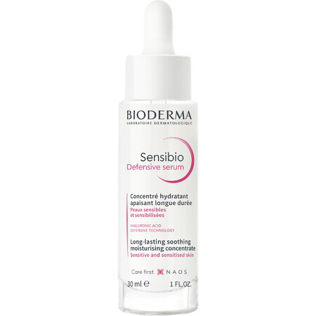 Bioderma Sensibio Sensibio Defensive Serum, sérum concentré apaisant et calmant pour les peaux sensibles 30 ml