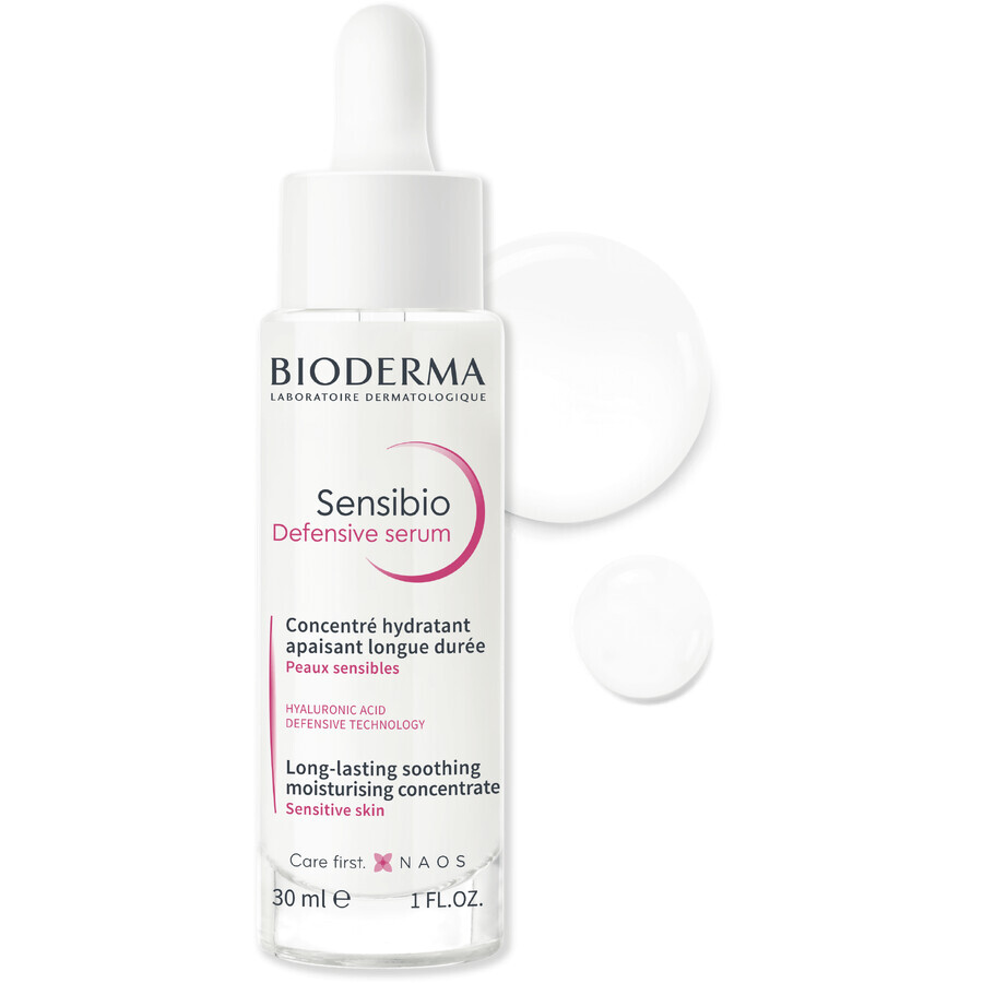 Bioderma Sensibio Sensibio Defensive Serum, sérum concentré apaisant et calmant pour les peaux sensibles 30 ml