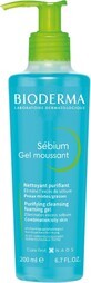 Bioderma S&#233;bium Schuimende reinigingsgel voor gemengde en vette huid 200 ml