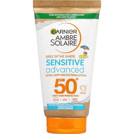 Garnier Ambre Solaire Sensitive Advanced Lotion met zeer hoge bescherming tegen de zon voor kinderen OF 50+ 50 ml