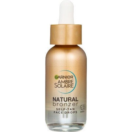 Garnier Ambre Solaire Natural Bronzer Autobronzant picături pentru față, 30 ml