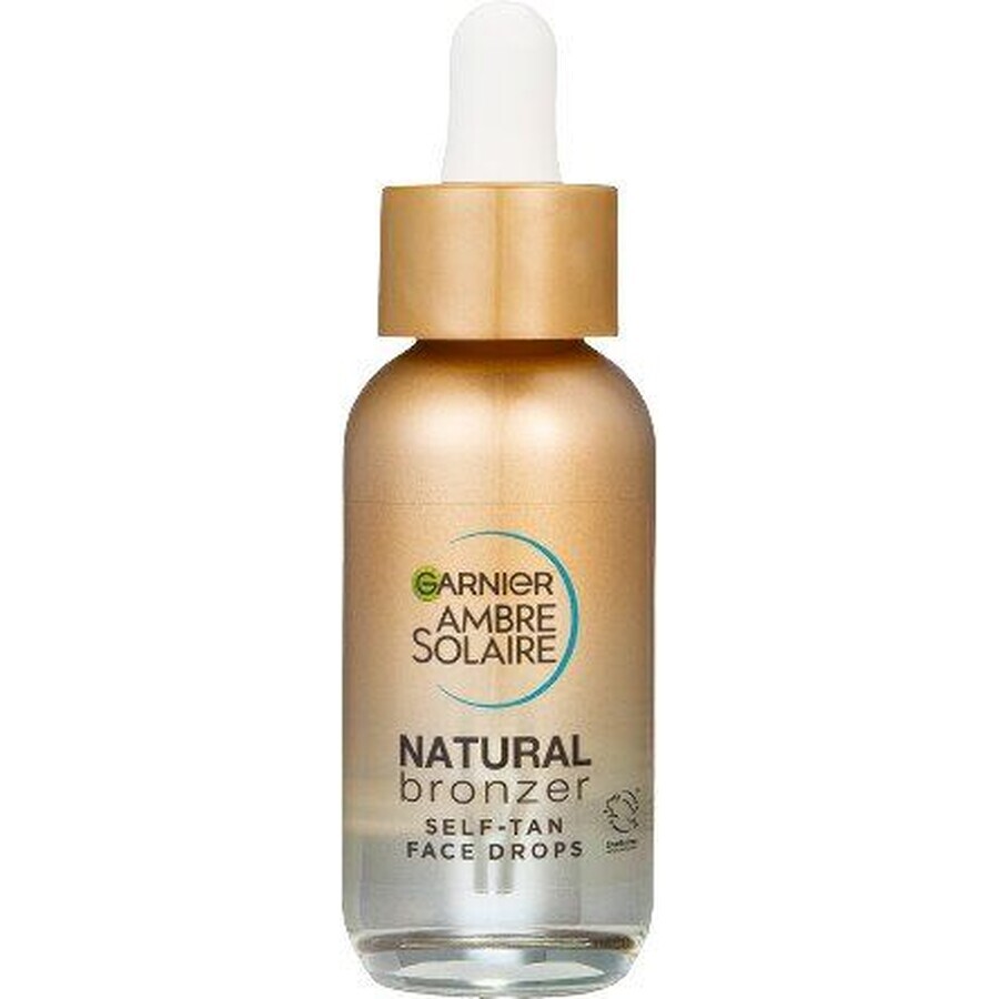 Garnier Ambre Solaire Natural Bronzer Autobronzant picături pentru față, 30 ml