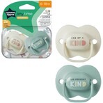 Chupete de silicona Tommee Tippee CTN AnyTime, 6-18m, varios colores 2 unidades