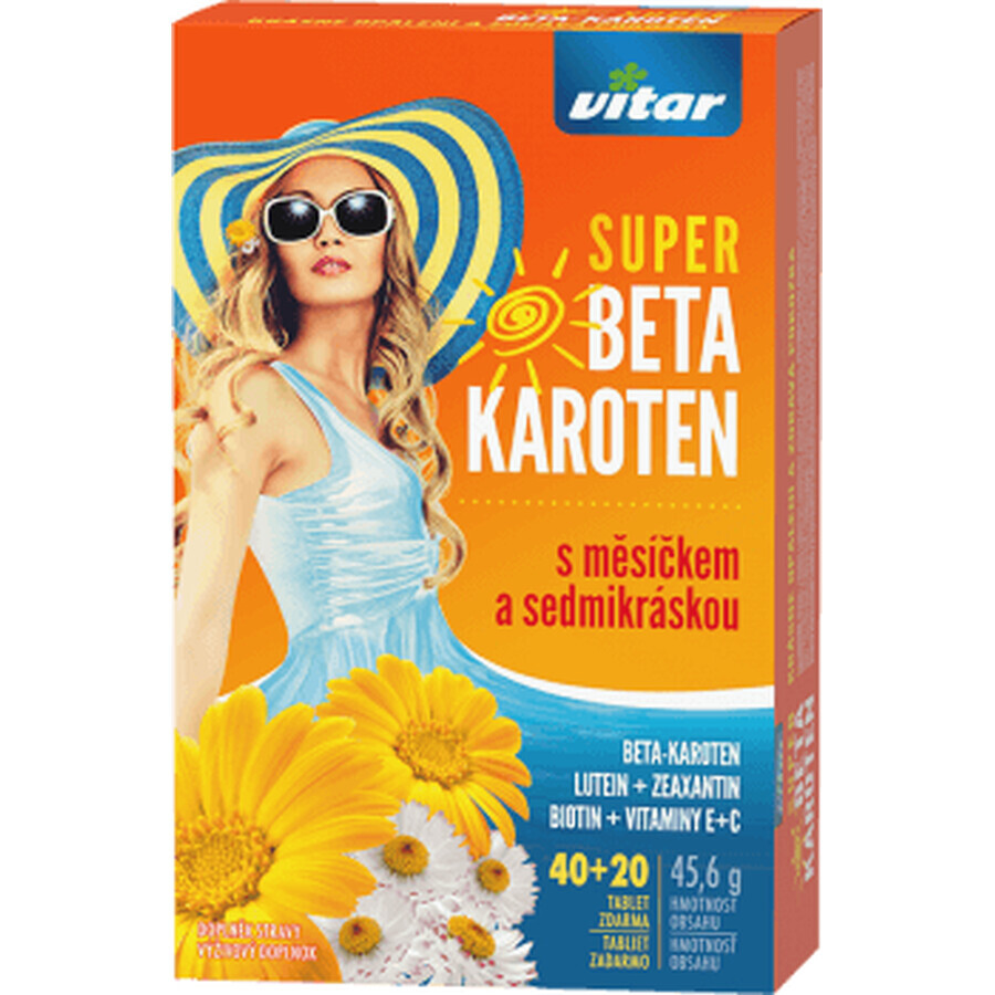 Revital VITAR Super-bètacaroteen 40+ 20 tabletten