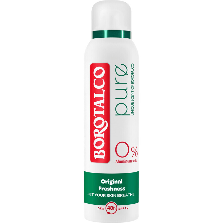 Borotalco Originele Frisheid Pure Deodorant Spray Unisex 150 ml