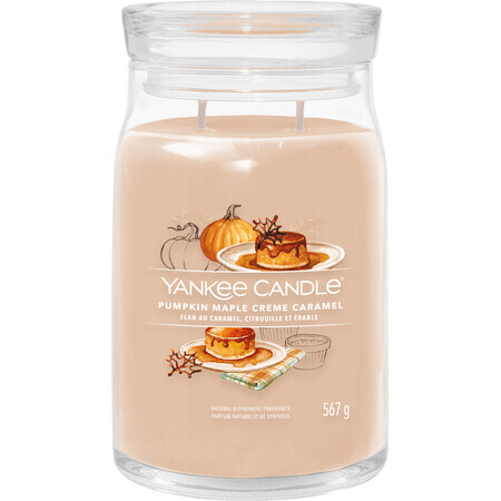 Bougie parfumée Yankee Candle Pumpkin Maple Creme Caramel 567 g