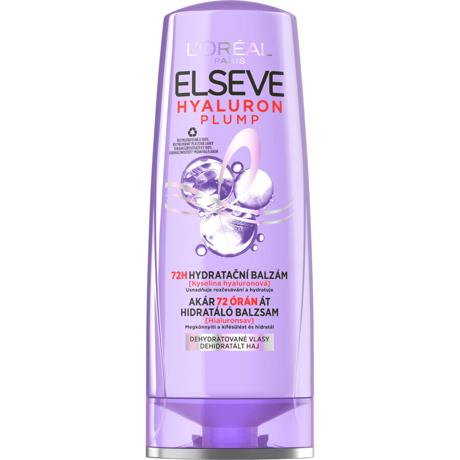 L'Oréal Paris Elseve Elseve Hyaluron Plump Moisturizing Conditioner 72H, 300 ml