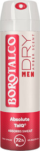 Borotalco Men Dry Amber Geur, Deodorant spray voor mannen 150 ml