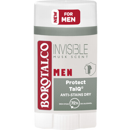 Borotalco MEN Invisible Musk Scent Déodorant sec pour hommes 40 ml