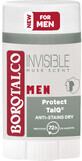 Borotalco MEN Invisible Musk Geur Droge Deodorant Stick voor Mannen 40 ml