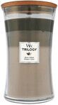 Woodwick Trilogy grote geurkaars, Cozy cabin 609 g