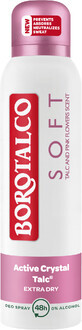 Borotalco Deodorant Spray met Zachte Talk &amp; Roze Bloem voor Vrouwen 150 ml