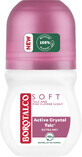 Borotalco Zachte talk en roze bloem Roll-on Deodorant voor vrouwen 50 ml