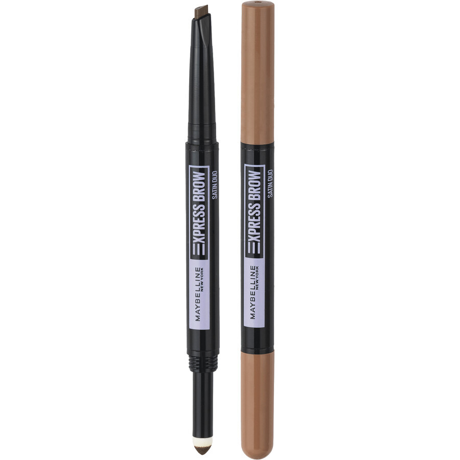 Maybelline New York NY NY Express Brow Satin Duo 01 Dark Blonde Duo Brow Pencil and Powder