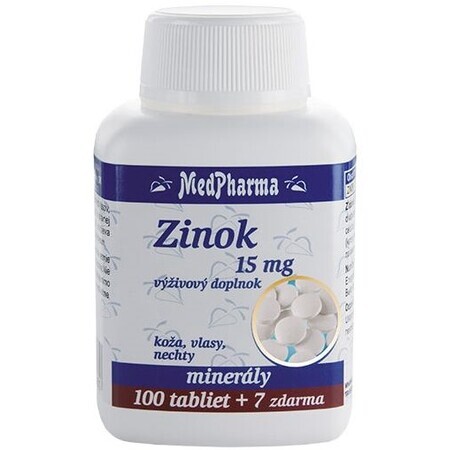 MedPharma Zink 15 mg 107 tabletten