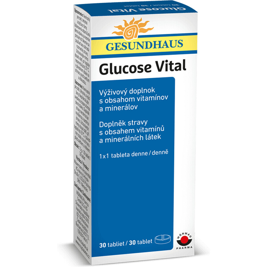 Gesundhaus Vitale Glucose 30 tabletten