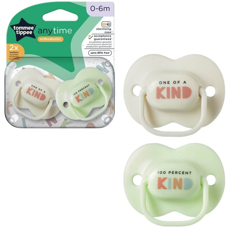 Tommee Tippee CTN Tetina de Silicona Any Time 0-6m 2 pcs