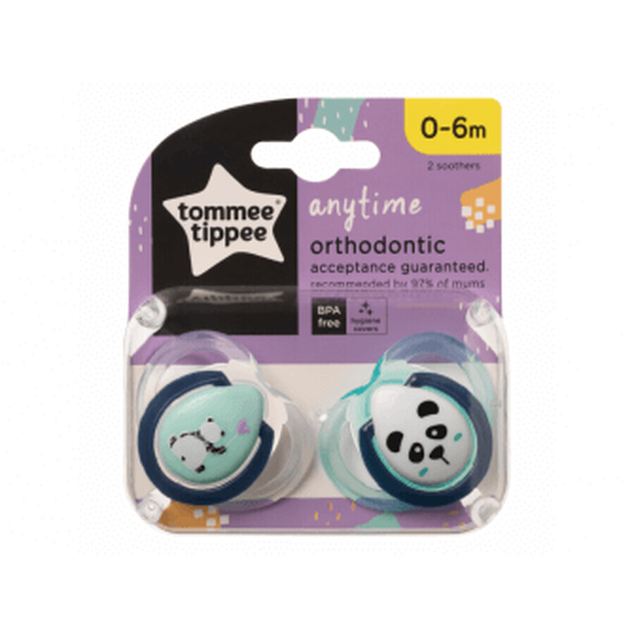 Tommee Tippee CTN Tetina de Silicona Any Time 0-6m 2 pcs