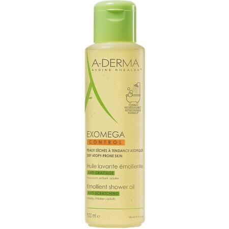 A-Derma Exomega Exomega Control Softening Shower Oil 500 ml