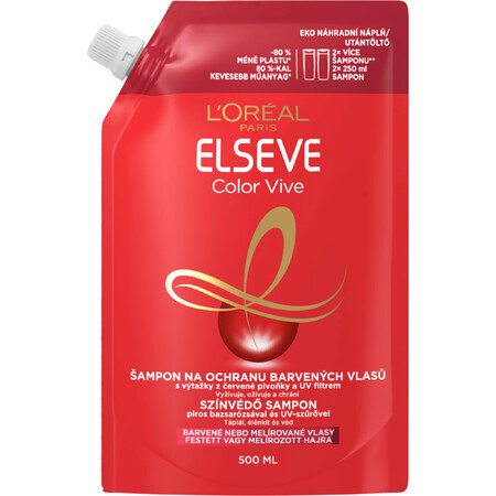 L'Oréal Paris Elseve Recambio de champú Colour Vive 500 ml