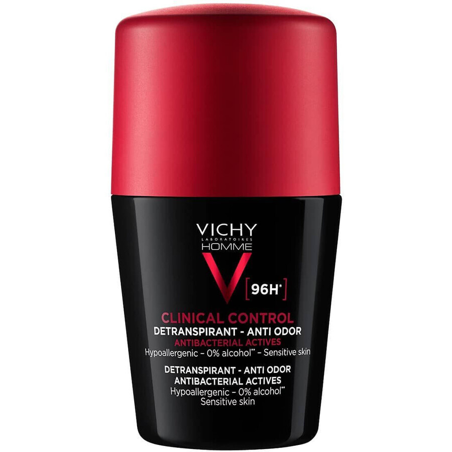 Vichy Homme 96H Anti-Odour Antiperspirant 50 ml