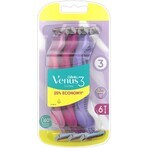 Gillette Venus Simply Venus3 Wegwerpscheerapparaat Multicolour 6 stuks