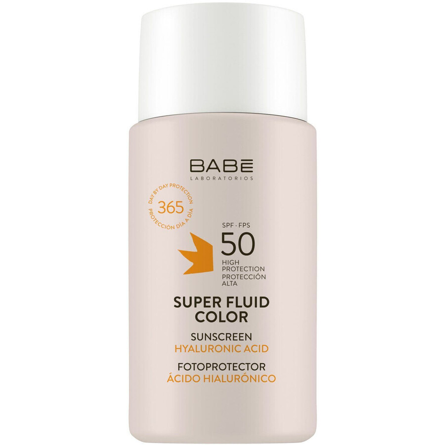 Babé SUPER FLUID COLOR SPF50 tinted face fluid for all skin types 50 ml