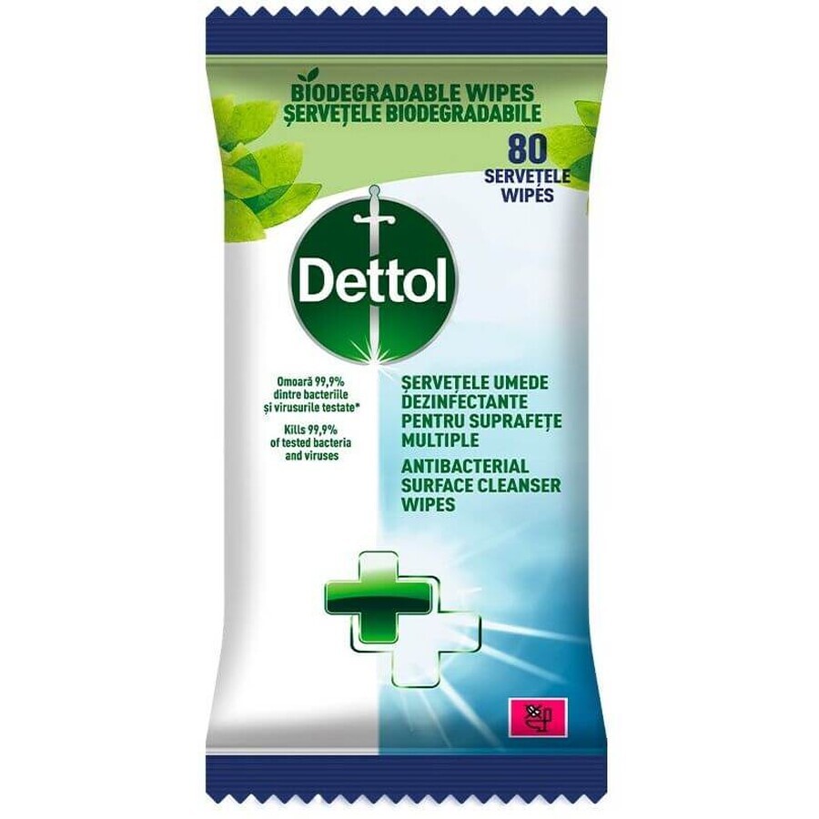 Dettol Oppervlaktedoekjes 5 x 80 stuks