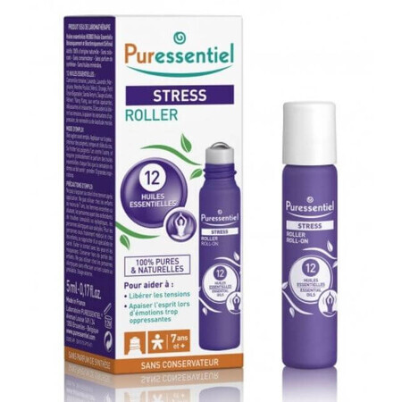 Puressentiel Stress Roll - On 12 essential oils 5 ml