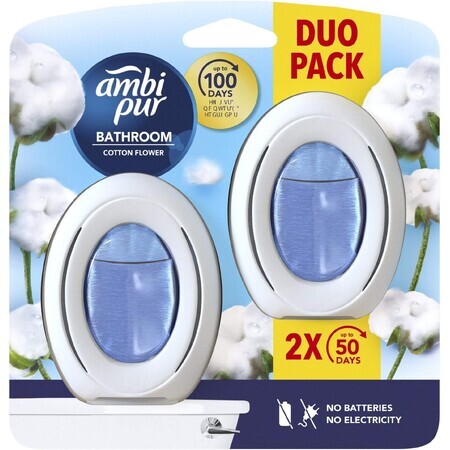 AmbiPur Fresh Air Cotton Bath Bagno d'aria fresca 2 x 7,5 ml