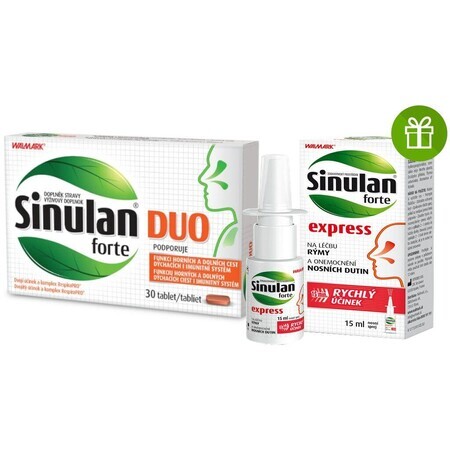 Walmark Sinulan Duo forte 30tbl + Sinulan forte express spray 15ml