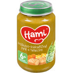 Hami Vlees- en groentepuree met erwtenpuree en maïs met kalfsvlees 200 g