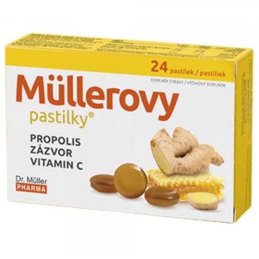 Müller Müller Comprimés Müller Comprimés avec propolis, gingembre et vitamine C 24 comprimés